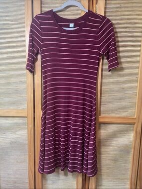 Old Navy Fit and Flare Knit Dress Sz S